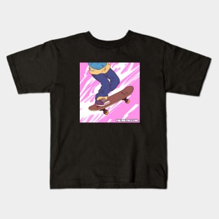 the metro club. skateboarding Kids T-Shirt